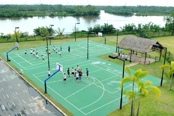 CỎ NHÂN TẠO SÂN BÓNG RỔ
