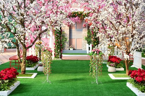 TRANG TRÍ PHIM TRƯỜNG VỚI THẢM CỎ NHÂN TẠO