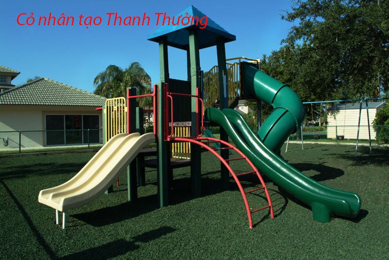 Thi công thảm cao su, sân chơi trẻ em